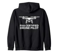T-shirt pilote de drone certifié FAA Sweat à Capuche
