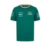 T-shirt pilote Fernando Alonso Aston Martin Officiel Formule 1 Enfant Vert 1-2 ans