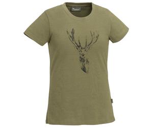 T-shirt Pinewood Red Deer femme XL Hunting Olive XL