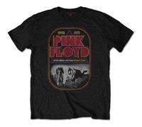 T-Shirt Pink Floyd Atom Heart Mother Tour Unisex Noir