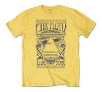 T-Shirt Pink Floyd Carnegie Hall Poster Unisex Jaune