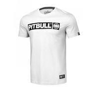 PITBULL - T-Shirt Homme, T-Shirt à Manches Courtes pour Homme, T Shirt Homme Classique Coupe Régulière, Tee Shirt Homme Coton Hilltop, T-Shirts Homme Manche Courte - XL, Blanc