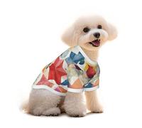T-shirt pliable pour chien, motif grue en papier, vêtements pour chiot, gilet pour animal de compagnie et débardeur élastique, vêtements pour chiens, chats, pulls mignons, respirants, doux, taille S