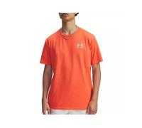 T-shirt Under Armour Sportsyle Left Chest manches courtes orange butane - L