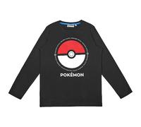 T-shirt Pokémon à manches longues dans différents designs, Noir , 140 cm