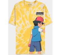 T-shirt Pokémon - Ash and Pikachu (Allover print) L