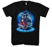 T-shirt Police Box pour homme avec logo Doctor Dalek Tardis Who, Noir , L