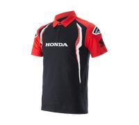 Alpinestars Honda Short Sleeve Polo Rouge,Noir S Homme