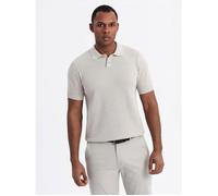 T-shirt polo en maille structurée OM-POSS-0117 S