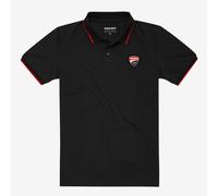 T-Shirt Polo Pour Homme Original Ducati DC LOGO Noir 98771109