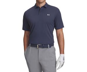 T-shirt polo thermique Tee To Green Pique Under Armour - Downpour Gray / White L