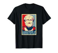 T-shirt Pop Art Aristote de style affiche grecque antique T-Shirt