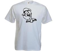 T-Shirt Popeye The Sailor Man, Cartoon, Cartoon, Vintage smlXL, New, New Manches Courtes(XX-Large)