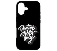 T-Shirt Positive Vibes Only - Citations Good Vibes à Manches Courtes Coque pour iPhone 17