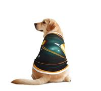 T-shirt pour animal de compagnie imprimé Jupiter Saturne avec système solaire, doux, respirant, léger et extensible pour chien de taille moyenne