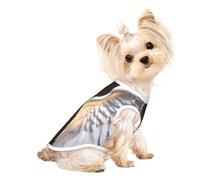 T-shirt pour animal domestique imprimé ailes d'ange doux et extensible pour intérieur et extérieur