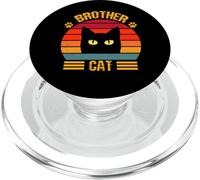 T-Shirt pour Chat avec Inscription « Best Brother » - Style rétro PopSockets PopGrip pour MagSafe
