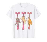 T-Shirt pour Chaton Funny Aerial Silks Cats Circus Acrobat T-Shirt