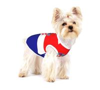 T-shirt pour chien avec drapeau de la République de Croatie - 100 % coton doux Ropa Para Perros, parfait pour les chiens de petite et moyenne taille, chemise élégante et confortable pour chiens de