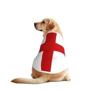 T-shirt pour chien avec drapeau de l'Angleterre - Vêtements pour chiens de grande et moyenne taille - Chemises confortables pour chien, parfaites pour un usage quotidien