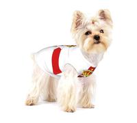 T-shirt pour chien avec drapeau de l'Irlande du Nord - 100 % coton doux - Para Perros - Parfait pour les chiens de petite et moyenne taille - Chemise élégante et confortable pour chiens - Taille S