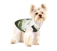 T-shirt pour chien « Cats in exotic jungles » de qualité supérieure - 100 % coton doux - Para Perros - Parfait pour les chiens de petite et moyenne taille - Chemise élégante et confortable pour chiens
