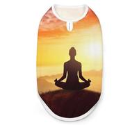 T-shirt pour chien de méditation et de yoga à séchage rapide respirant doux et extensible sans manches - 2XL