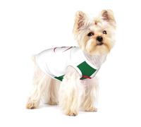 T-shirt pour chien Drapeau de l'Algérie de qualité supérieure - 100 % coton doux Ropa Para Perros, parfait pour les chiens de petite et moyenne taille, chemise élégante et confortable pour chiens L