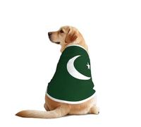 T-shirt pour chien Drapeau du Pakistan - Vêtements pour chiens de grande et moyenne taille - Chemises confortables pour chien, parfaites pour un usage quotidien