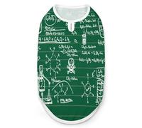 T-Shirt pour Chien et Chat avec équation Chimique et mathématique, vêtement d'été Respirant, Pull sans Manches, débardeur pour Animaux de Petite, Moyenne et Grande Taille
