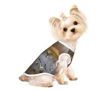 T-shirt pour chien et chat avec imprimé canards sauvages - Joli débardeur respirant pour petit chiot ou chaton - Pour l'intérieur et l'extérieur