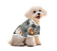 T-shirt pour chien et chat avec motif animal étrange - Pull mignon respirant et doux - Taille L