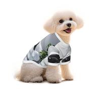 T-shirt pour chien et chat avec motif de morse triste, vêtement pour chiot, animal de compagnie et débardeur élastique, mignon, respirant, doux, taille L