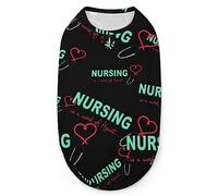 T-Shirt pour Chien et Chat, Motif « Travail Infirmier du cœur », Gilet pour Animal de Compagnie, Costume pour Chat, Taille S