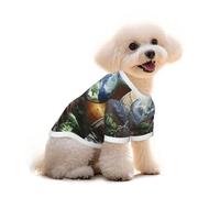 T-shirt pour chien et chat « The Earth on The Stairs » - Respirant et doux - Taille M