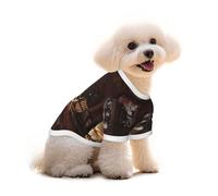 T-shirt pour chien et chat « The Fire Pit in The Destroyed Library » - Respirant et doux - Taille S