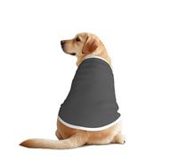 T-shirt pour chien imprimé couleur ébène - Vêtement d'été décontracté léger pour chiens de taille moyenne et grande