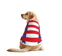 T-shirt pour chien imprimé drapeau du Chili pour animal de compagnie, gilet doux, respirant, léger et extensible pour chien de taille moyenne