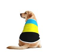T-shirt pour chien imprimé drapeau du sultanat de Burongan pour animal de compagnie, gilet doux, respirant, léger et extensible pour chien de taille moyenne