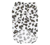 T-Shirt pour Chien imprimé Marguerite, Doux, Respirant et Flexible pour Petits Chiens et Chats, Coton de Haute qualité, Tenue d'été Confortable et légère, à Porter au Quotidien, (M.)
