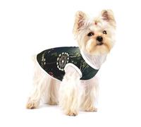 T-shirt pour chien Motif cercles de fées et pissenlit - 100 % coton doux Ropa Para Perros, parfait pour les chiens de petite et moyenne taille, chemise élégante et confortable pour chiens, taille S
