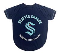 T-shirt pour chien - T-shirt NHL Seattle Kraken PET pour chiens et chats, taille : XS. - Infroissable, doux et confortable, durable et lavable pour votre adorable chiot et chaton