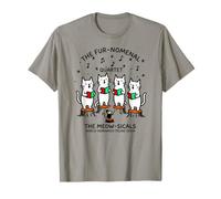 T-Shirt pour chœur de Chats The Meow-Sicals Fur-Nomenal Quartet T-Shirt