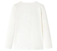 T-Shirt Pour Enfants À Manches Longues Écru 128