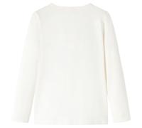 T-Shirt Pour Enfants À Manches Longues Écru 128