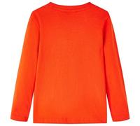 T-Shirt Pour Enfants À Manches Longues Orange Vif 104