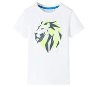 T-shirt pour enfants écru 116 vidaXL