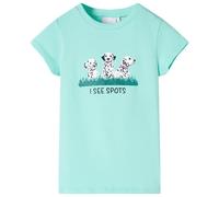 T-shirt pour enfants menthe claire 116 vidaXL