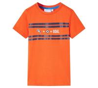 T-Shirt Pour Enfants Orange Foncé 116