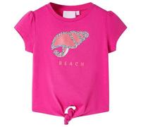 vidaXL T-Shirt pour Enfants Rose foncé 116